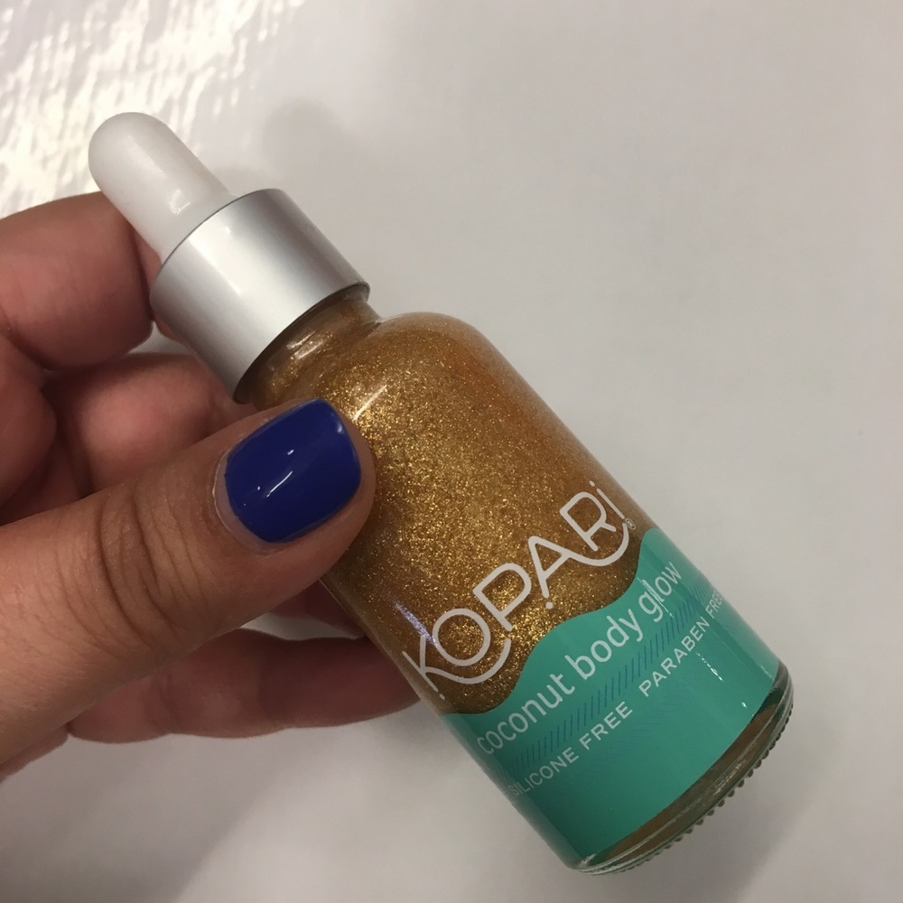 Kopari gold coconut body glow shimmer oil